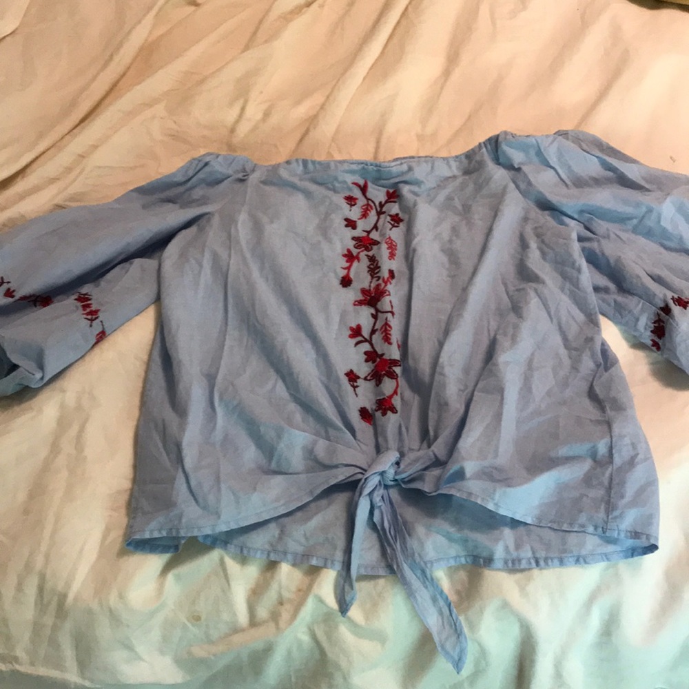 off the shoulder shirt